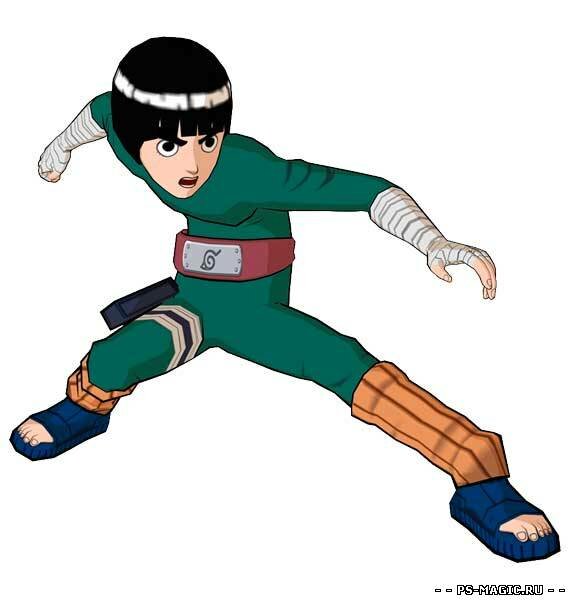 Рендер: Наруто - Clash of Ninja Revolution - Rock Lee